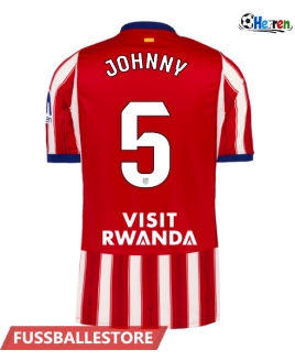 Günstige Atletico Madrid Johnny Cardoso #5 Heimtrikot 2026-27 Kurzarm
